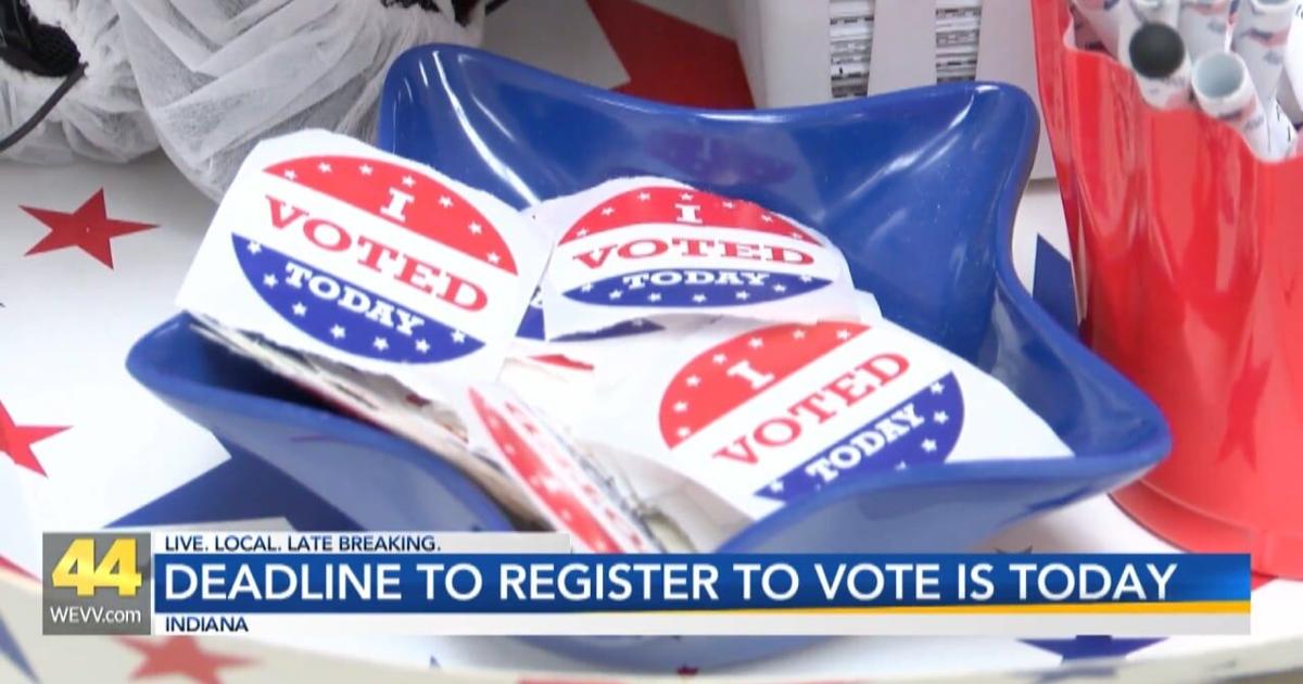 Deadline to register to vote in Indiana is Tuesday | Video