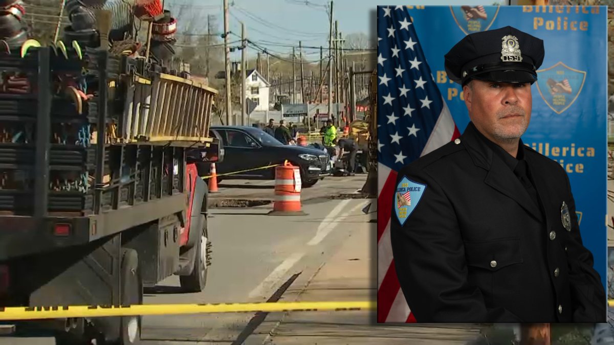 Billerica police sergeant killed in crash at construction site  NBC Boston [Video]