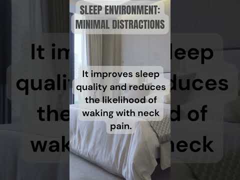 Removing distractions from the bedroom creates a conducive sleep environment [Video]