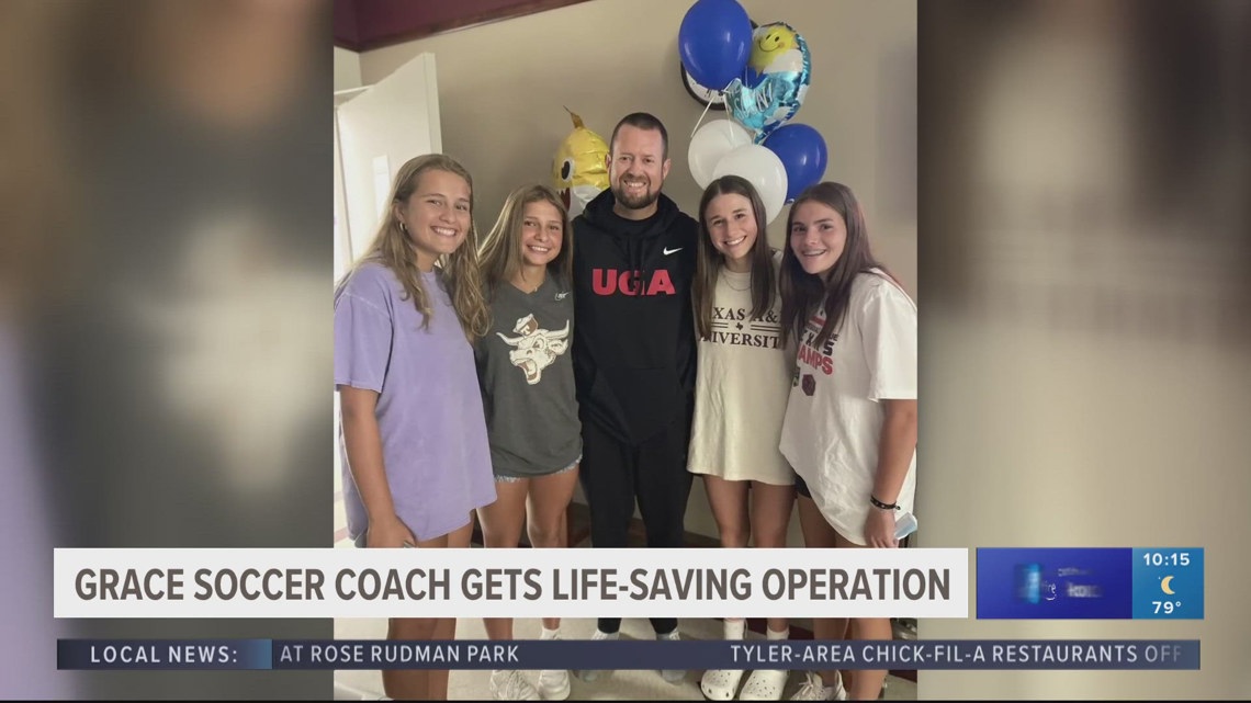 East Texas soccer coach diagnosed with kidney failure receives transplant from athlete’s parent [Video]