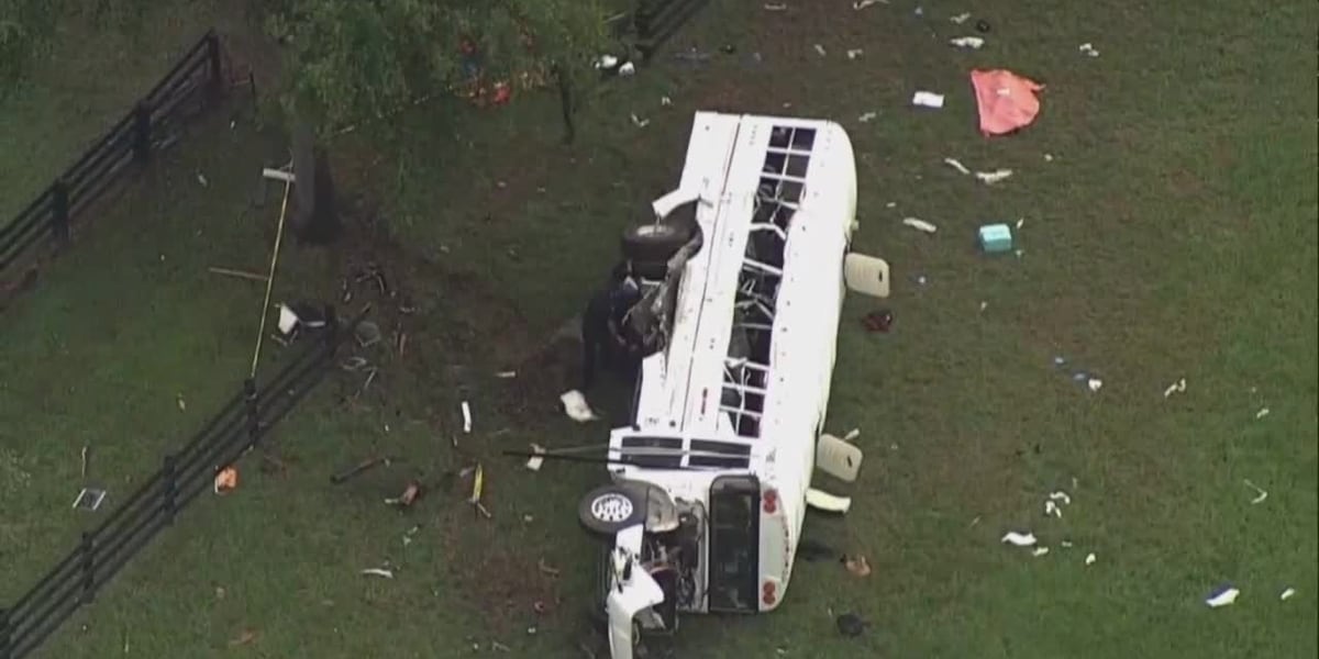 8 dead, dozens injured in Marion County farm worker bus crash, state road closed [Video]