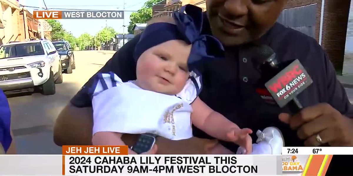 Jeh Jeh Live: 2024 Cahaba Lily Festival this Saturday from 9 a.m. until 4 p.m. at West Blocton [Video]