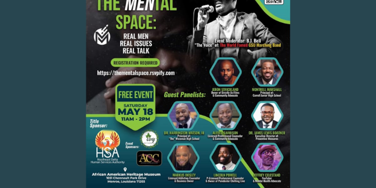Antwine Counseling Clinic hosts mens mental health event this weekend [Video]