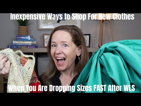 How to Save Money on Clothes When You Are Dropping Sizes FAST After Weight Loss Surgery WLS [Video]