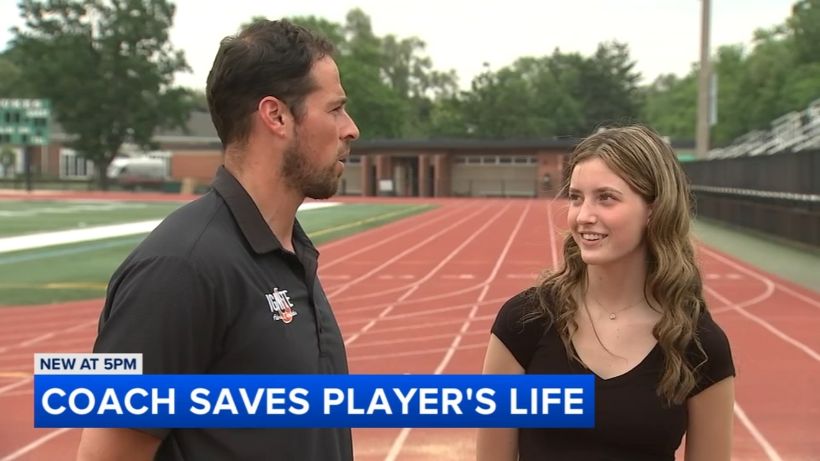 York High School track coach Nicholas Karavolos used CPR to save student athlete Chloe Peot from cardiac arrest during meet [Video]