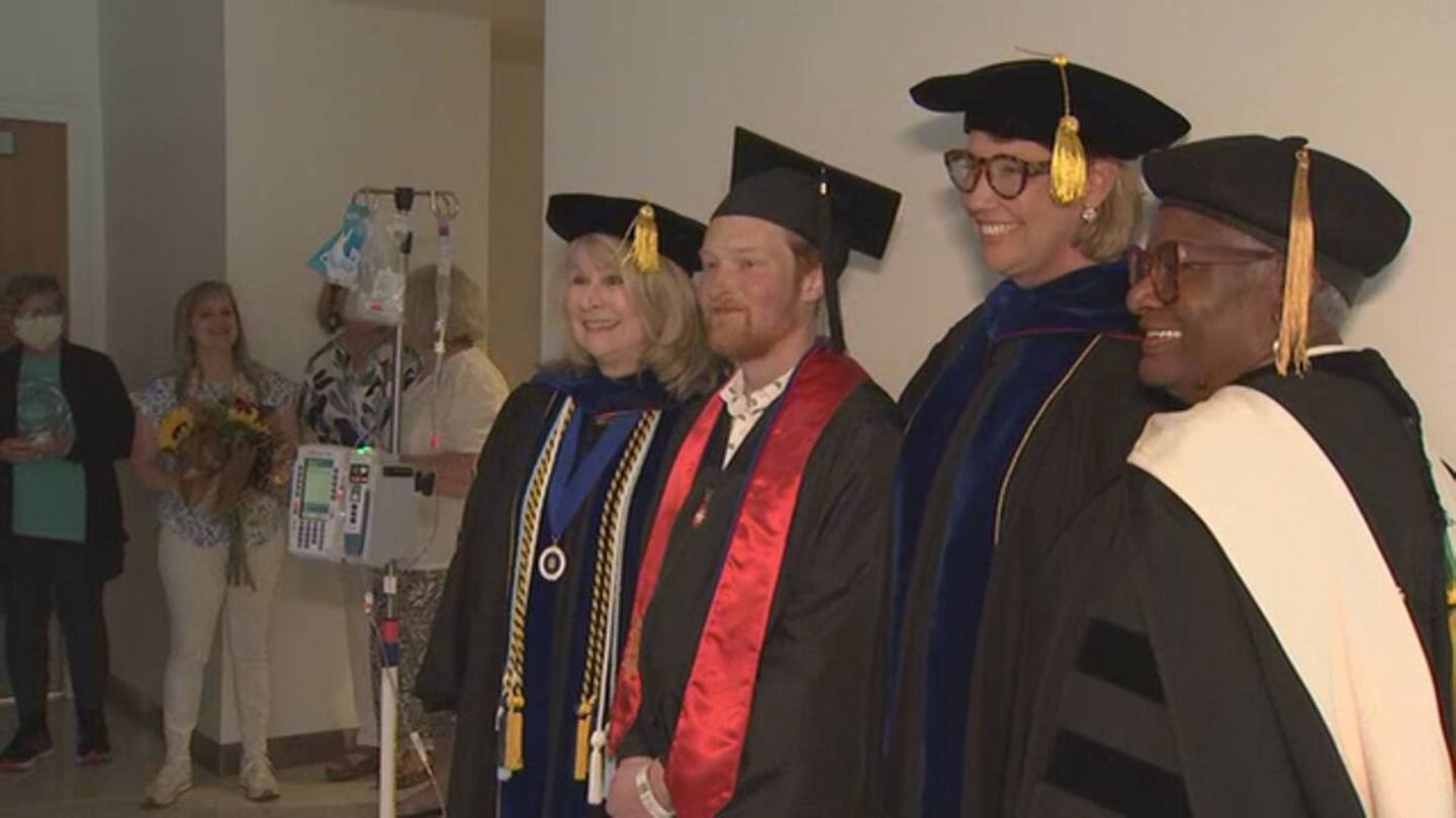 Emory patient who missed college graduation has his own ceremony in the hospital  WSB-TV Channel 2 [Video]