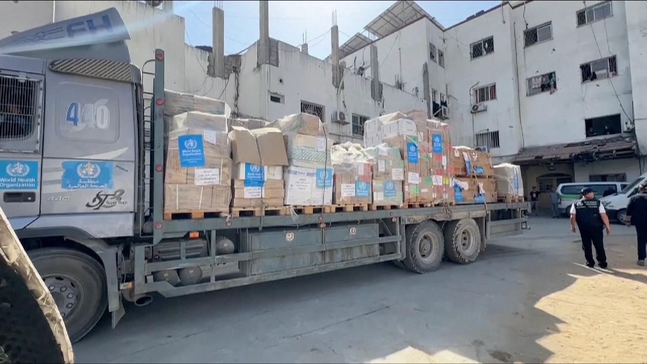 WHO delivers supplies to two hospitals in N Gaza Strip [Video]