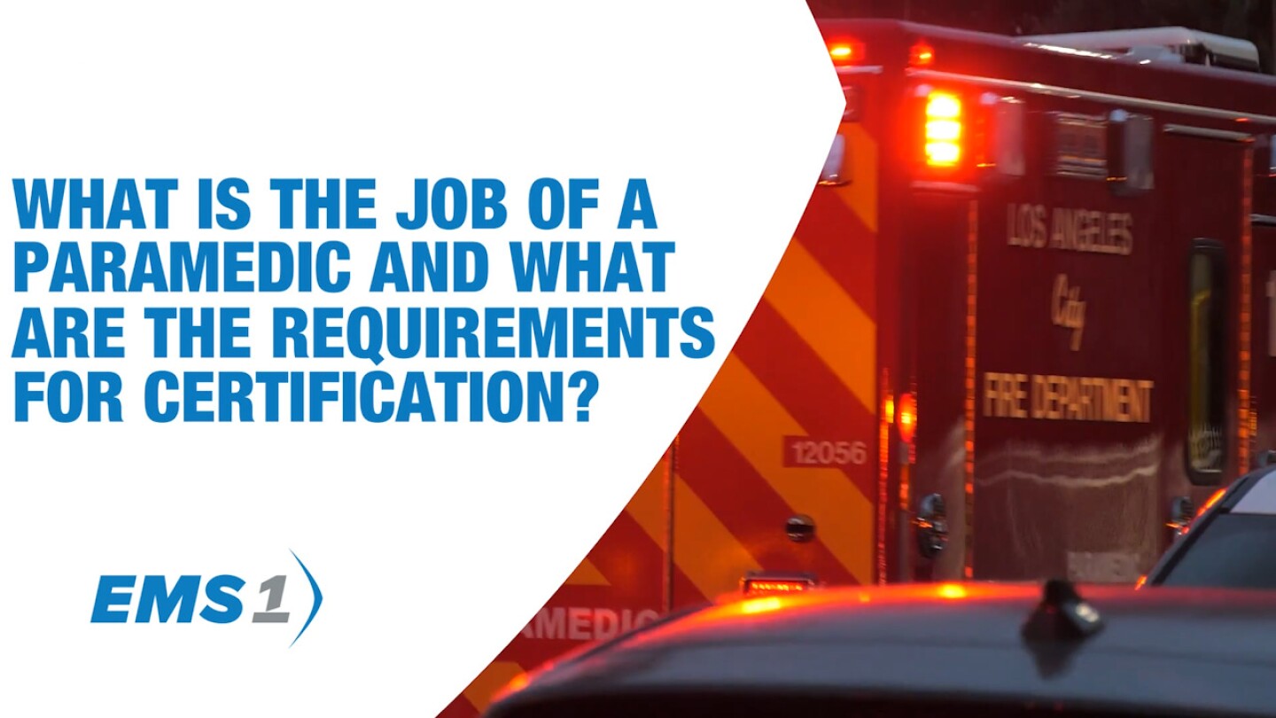 How to become a paramedic: Requirements for the job [Video]