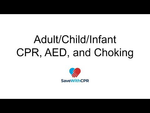 Save With CPR: Adult CPR, AED, and Choking [Video]