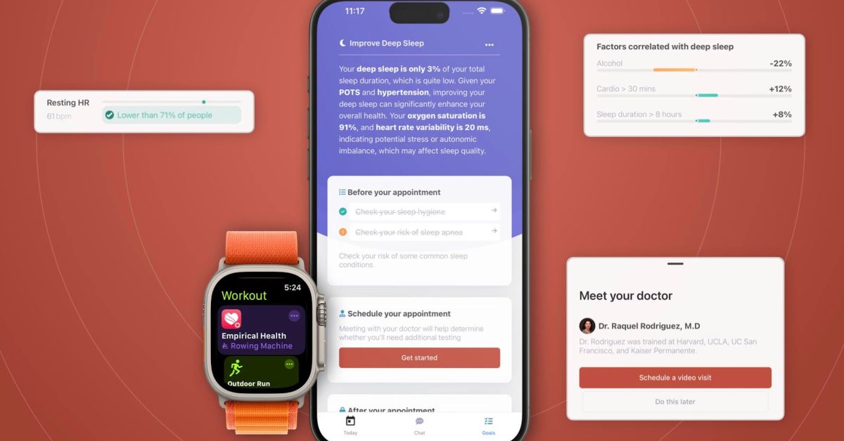 Empirical Health for Apple Watch now leverages AI with your data and real physicians [Video]
