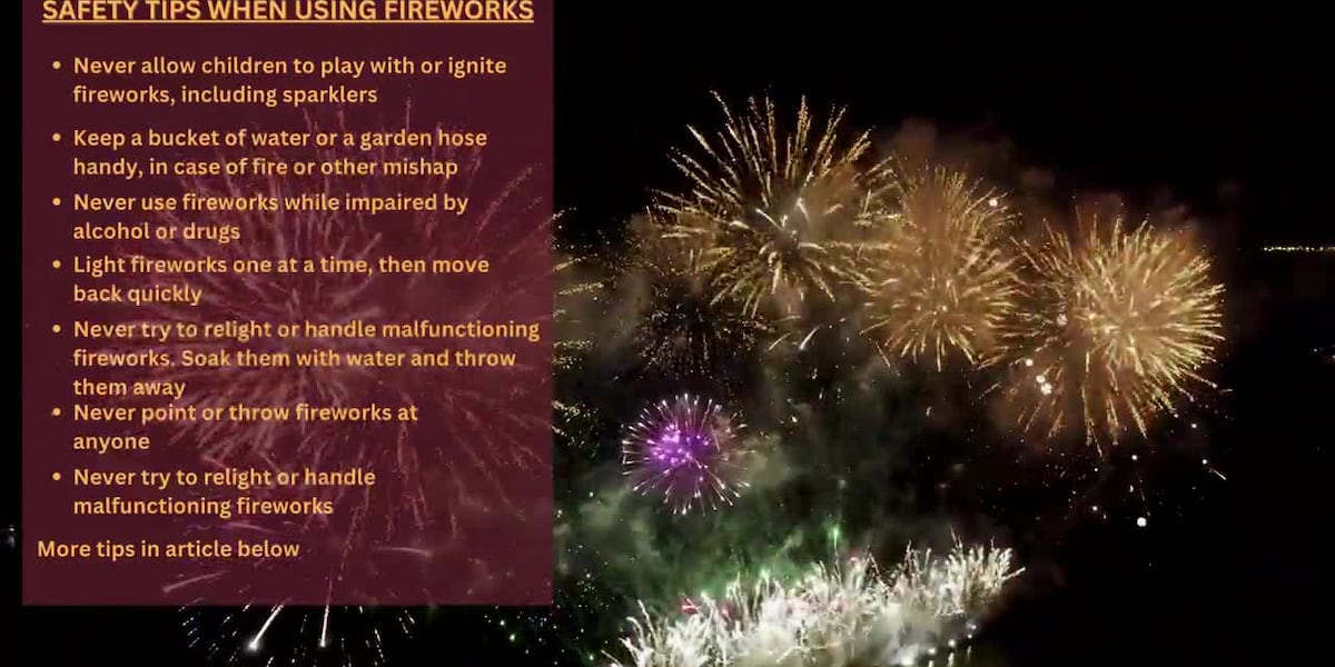 SAFETY ALERT: Staying safe when using fireworks Fourth of July weekend [Video]