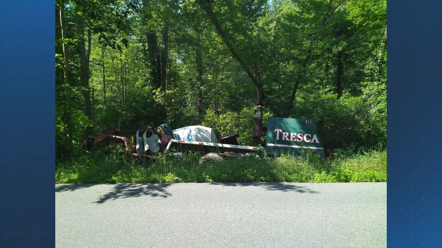 Driver entrapped after cement truck rolls off the road in Holliston  Boston 25 News [Video]