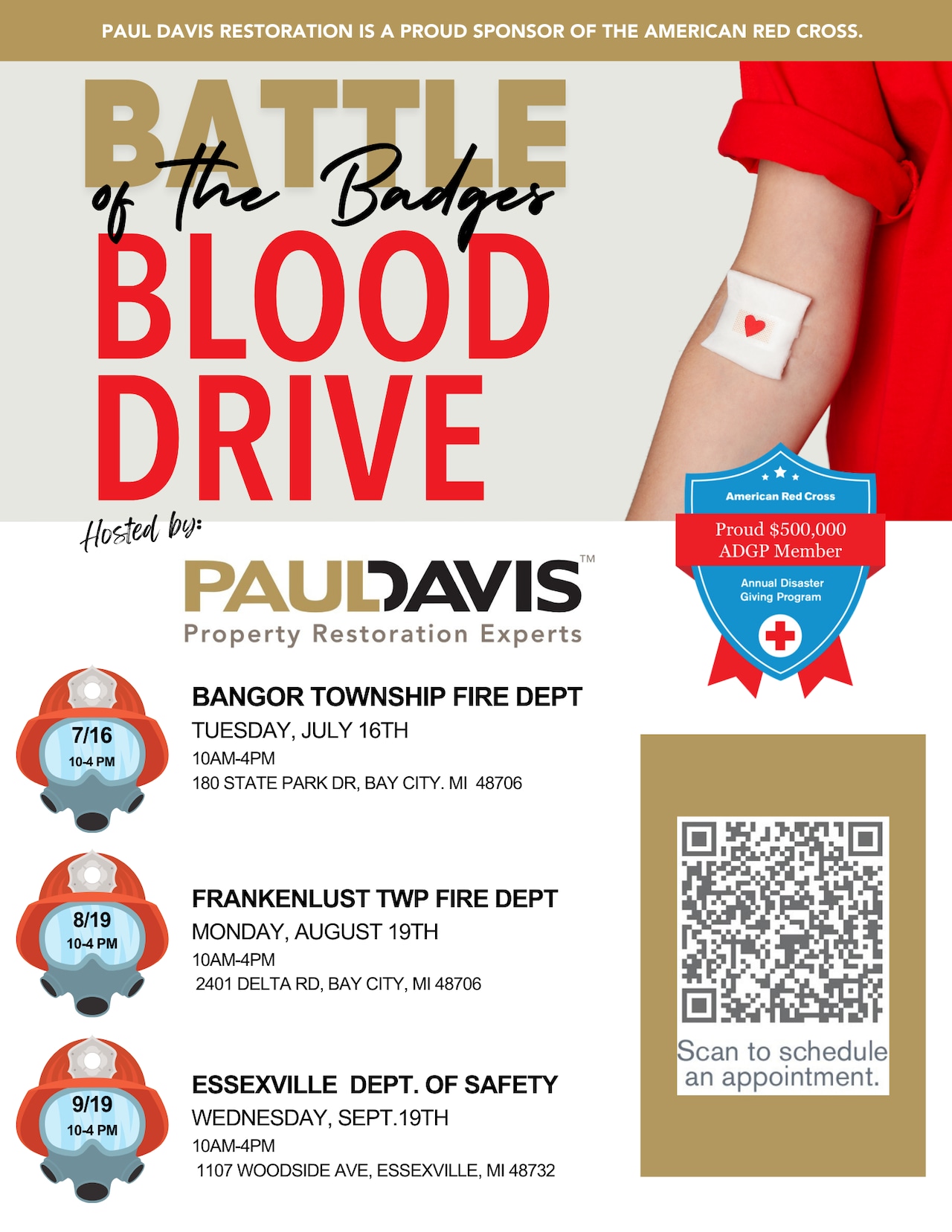 Local fire departments take part in Battle of the Badges blood drives [Video]