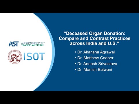 Deceased Organ Donation – Compare and Contrast Practices across India and the U.S. [Video]