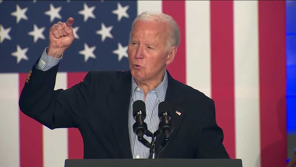 ‘I am running and I’m going to win again,’ President Biden says during Madison visit [Video]
