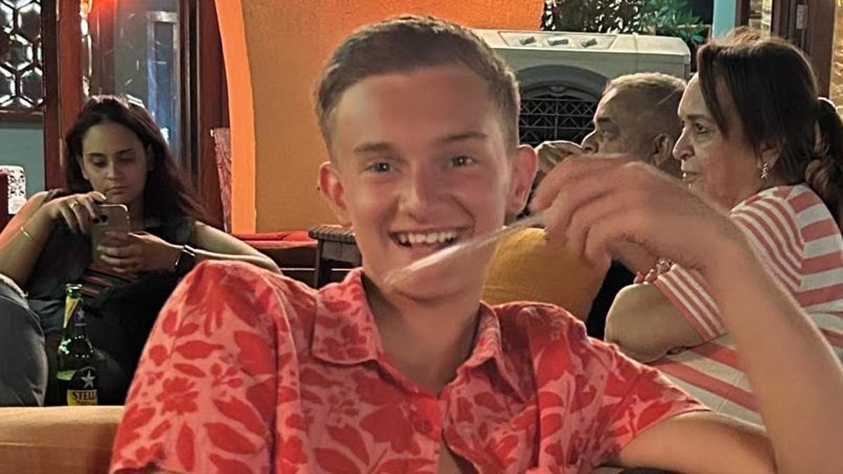 ‘We will never see him smile or laugh again, now he is like a newborn baby’: Family of boy, 15, left in ‘vegetative state’ after jumping off pier and landing face-first on water reveal heartbreaking images of him in hospital before he goes home to die [Video]