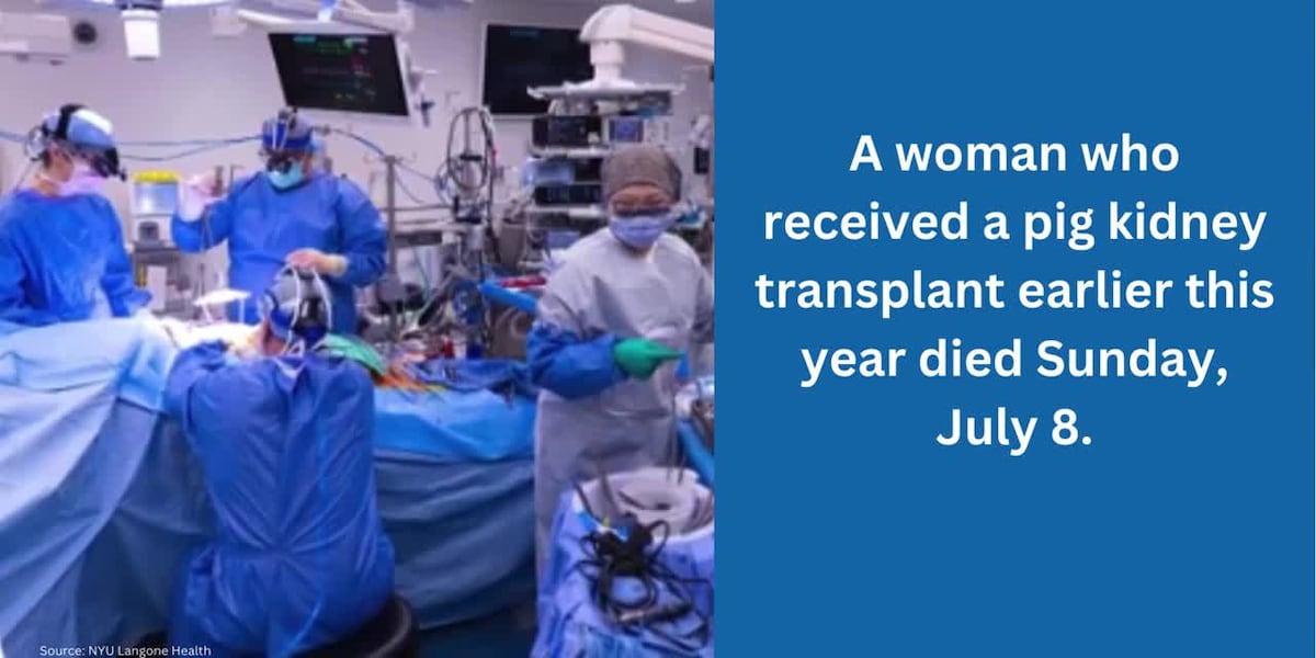 Woman who received pig kidney transplant dies [Video]
