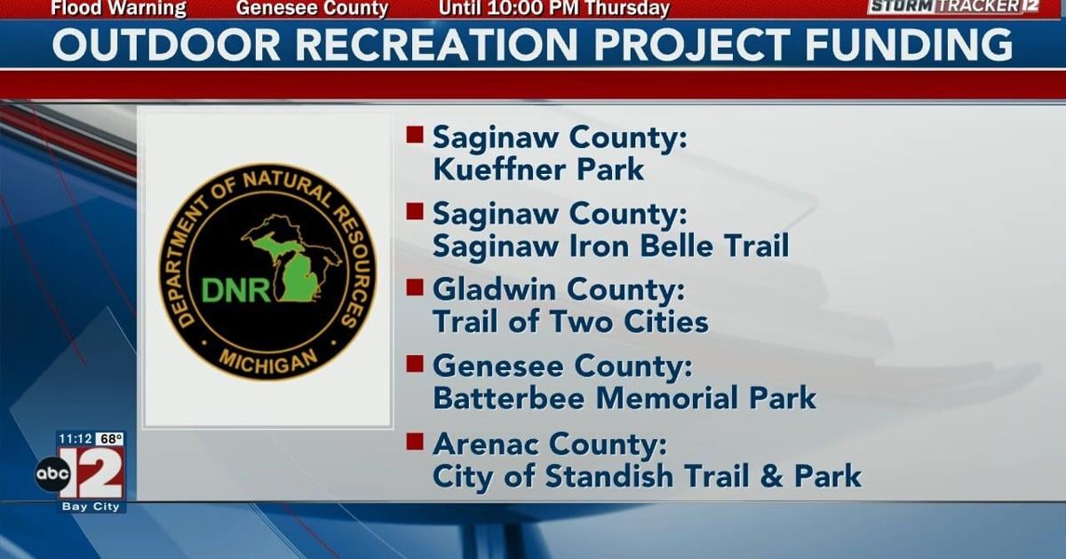 Several Mid-Michigan communities getting money for outdoor recreation projects | Video