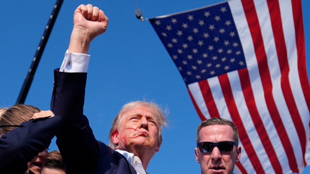 Trump rally shooting: Raised fist creates iconic photo [Video]