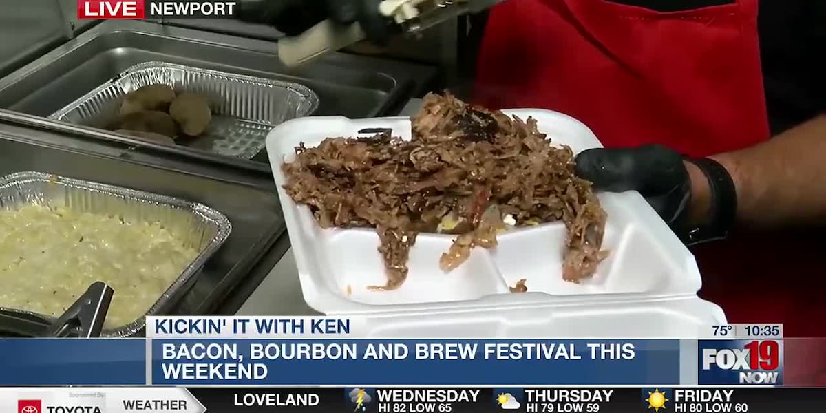 Kickin’ it with Ken: Bacon, Bourbon and Brew Festival this weekend on the Levee [Video]