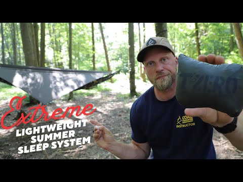 Less than 1lb Summer Sleep System! Emergency Survival or a Fun Night Outside! [Video]