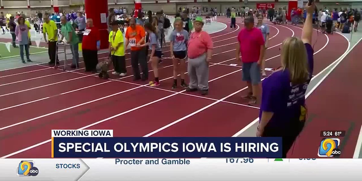 Working Iowa: Special Olympics Iowa hiring regional competitions coordinators [Video]