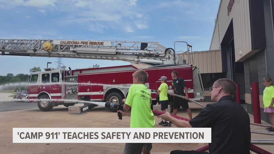 ‘It’s lifesaving’ | Camp 911 teaches safety, prevention with first responders [Video]