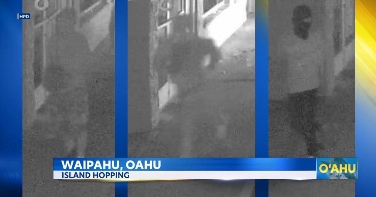 Three burglary suspects caught on camera in Waipahu, HPD seek information | News [Video]