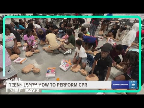 Teens learn how to perform CPR in Tampa workshop [Video]