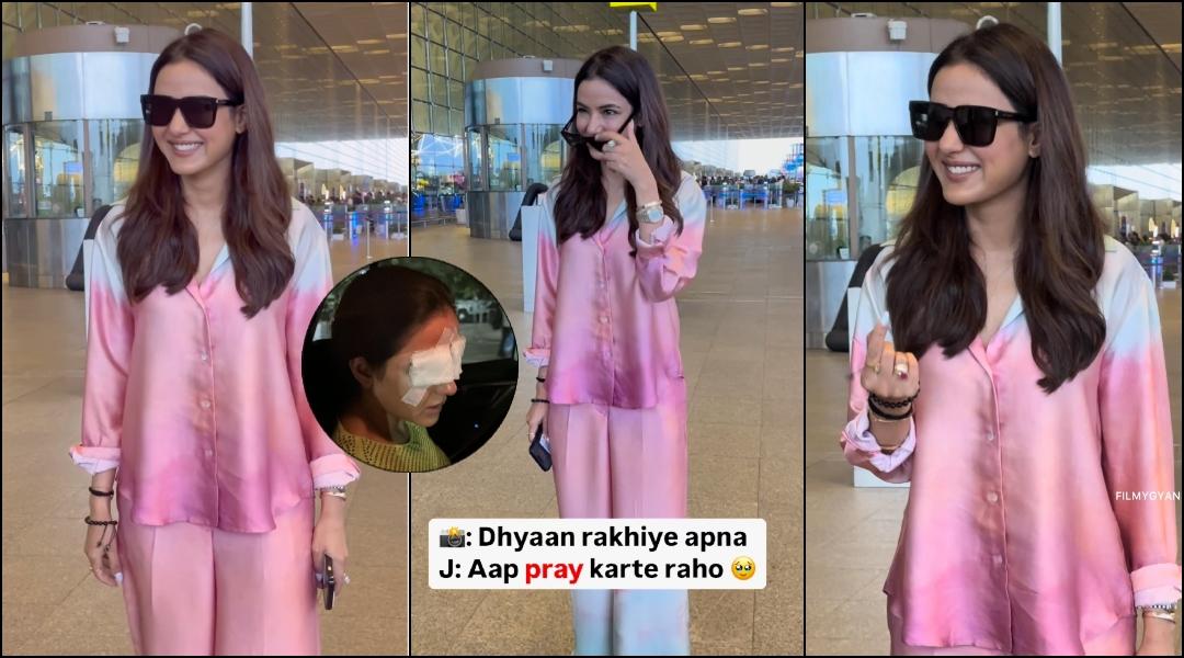 ‘This is not a joke’: Jasmin Bhasin spotted at airport 3 days after temporary vision loss due to Cornea damage; fans school her for negligence [Video]