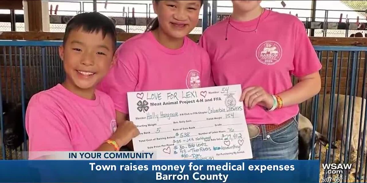 Town in Barron County raises money for medical expenses [Video]