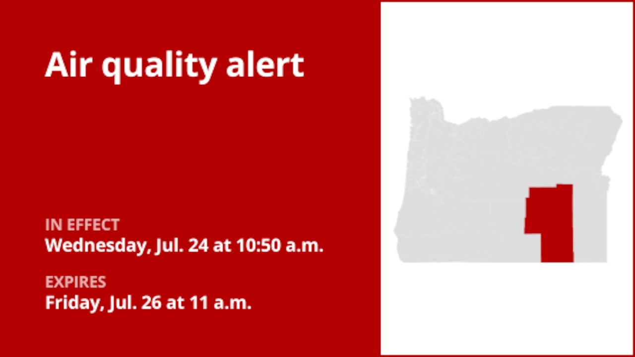 Air quality alert issued for Harney and Malheur counties [Video]