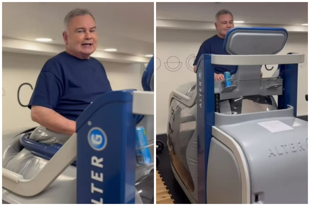 Eamonn Holmes uses anti-gravity treadmill to help his crippling mobility issues [Video]