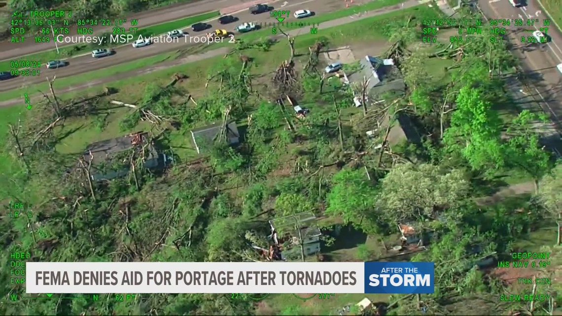 FEMA denies aid for Portage following tornadoes, city asks governor to appeal [Video]