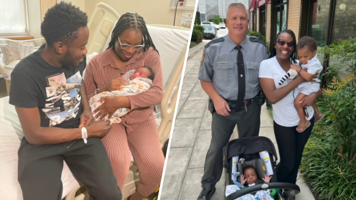 Mom gives birth in car on Turnpike, reunites with first responder  NBC10 Philadelphia [Video]