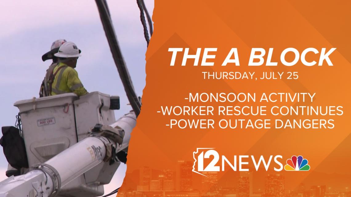 The A Block for July 25: Monsoon activity, worker rescue continues, power outage dangers [Video]