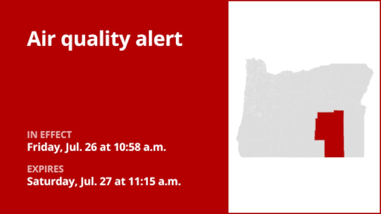 Air quality alert issued for Harney and Malheur counties [Video]