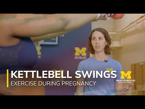 Exercise During Pregnancy – Episode 8 – Kettle Bell Swings [Video]