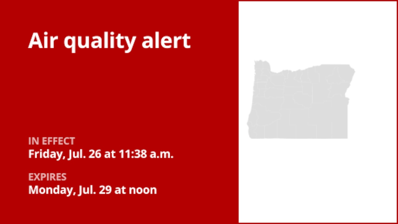 Air quality alert for Oregon [Video]