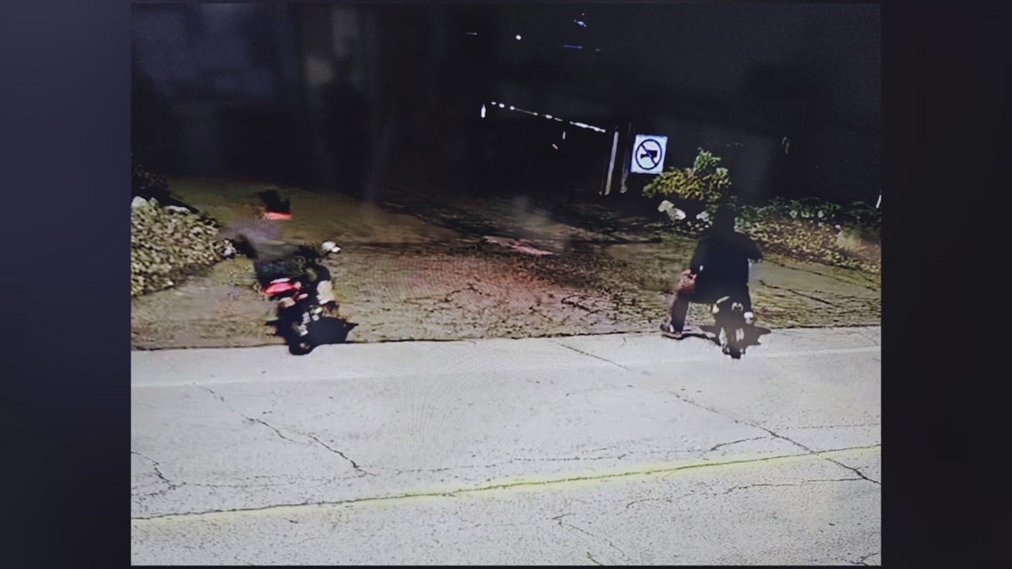 Sagamore Hills police looking to identify 2 dirt bike riders who allegedly vandalized township safety equipment [Video]